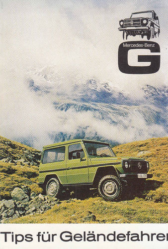 Broschüre Mercedes Tips für Geländefahrer 9 - 1980