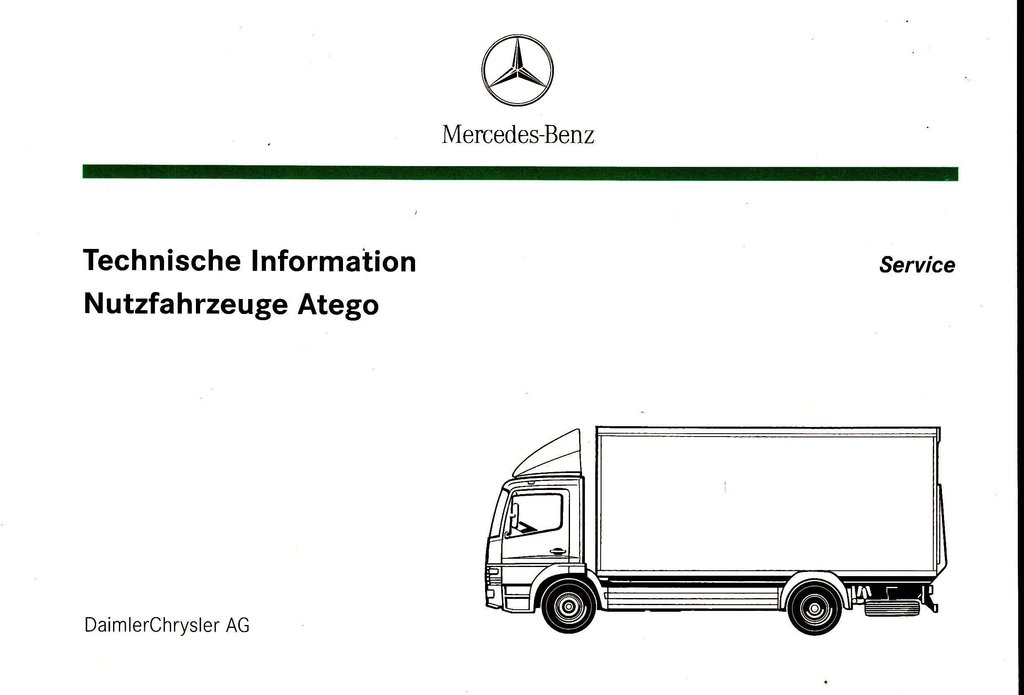 Werkstatthandbuch Mercedes Atego Technik