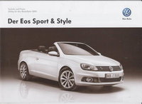 VW Eos Preislisten