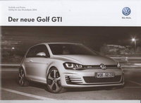 VW Golf Preislisten