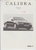 Opel Calibra Preislisten