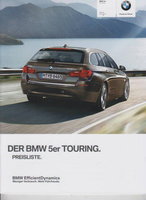 BMW 5er Preislisten
