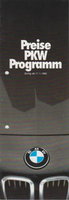 BMW PKW Programm Preislisten