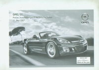 Opel GT Preislisten