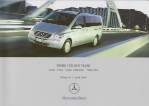 Mercedes Viano Preislisten