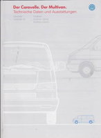 VW Multivan Technikprospekte