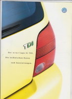 VW Lupo Technikprospekte