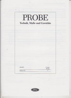 Ford Probe Technikprospekte