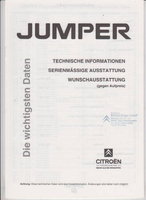 Citroen Jumper Technikprospekte