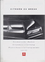 Citroen ZX Technikprospekte