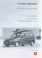 Citroen Berlingo Technikprospekte