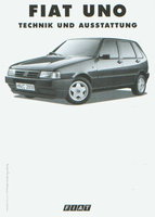 Fiat Uno Technikprospekte