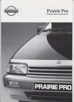 Nissan Prairie Technikprospekte