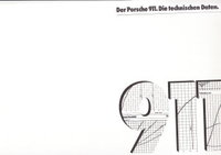 Porsche 911 Technikprospekte