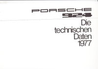 Porsche 924 Technikprospekte