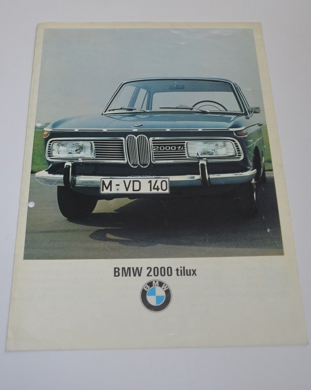 Autoprospekt BMW 2000 tilux 1967