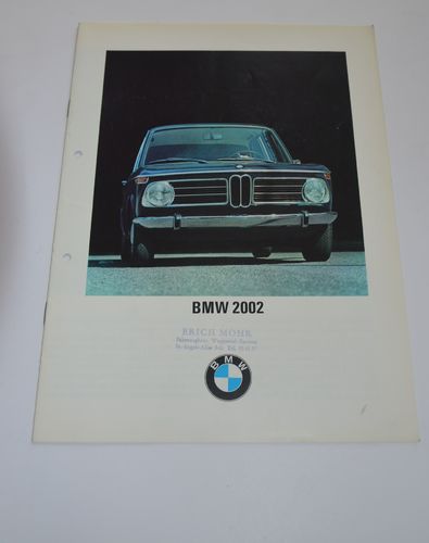 Autoprospekt BMW 2002 1970