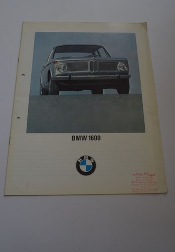 Autoprospekt BMW 1600 1970