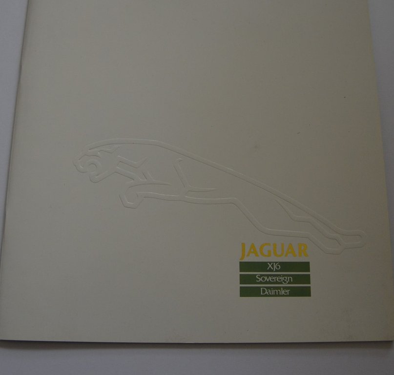 Prospekt Jaguar XJ6 Sovereign Daimler 198?