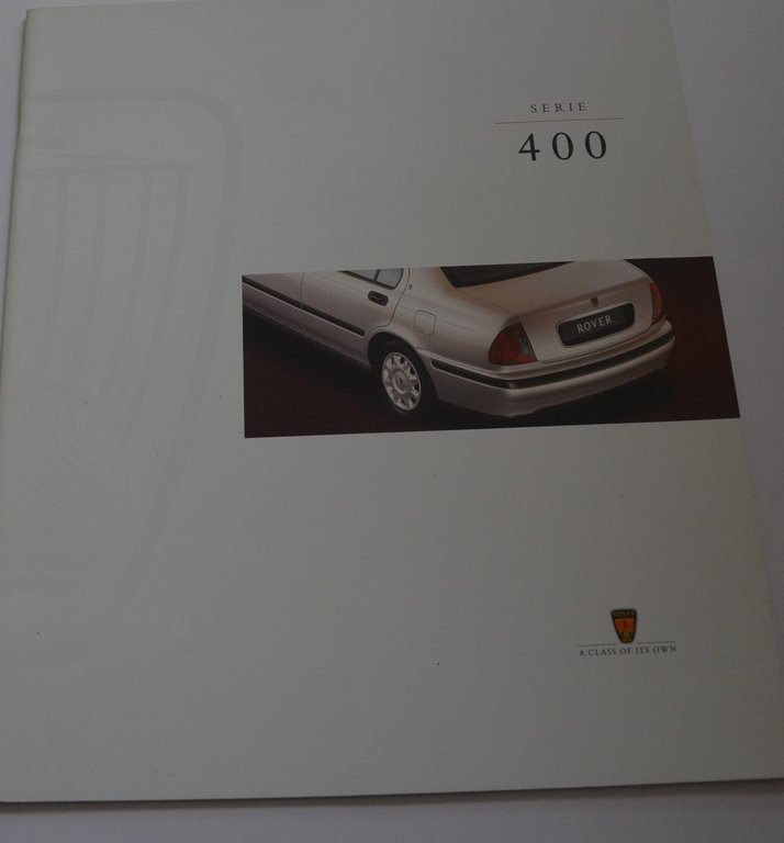 Prospekt Rover Serie 400 1996 Großformat