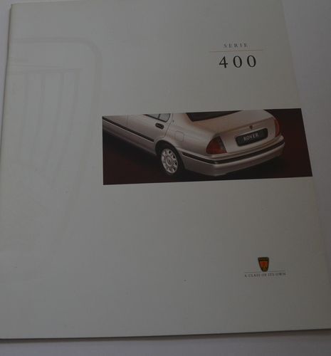 Prospekt Rover Serie 400 1996 Großformat