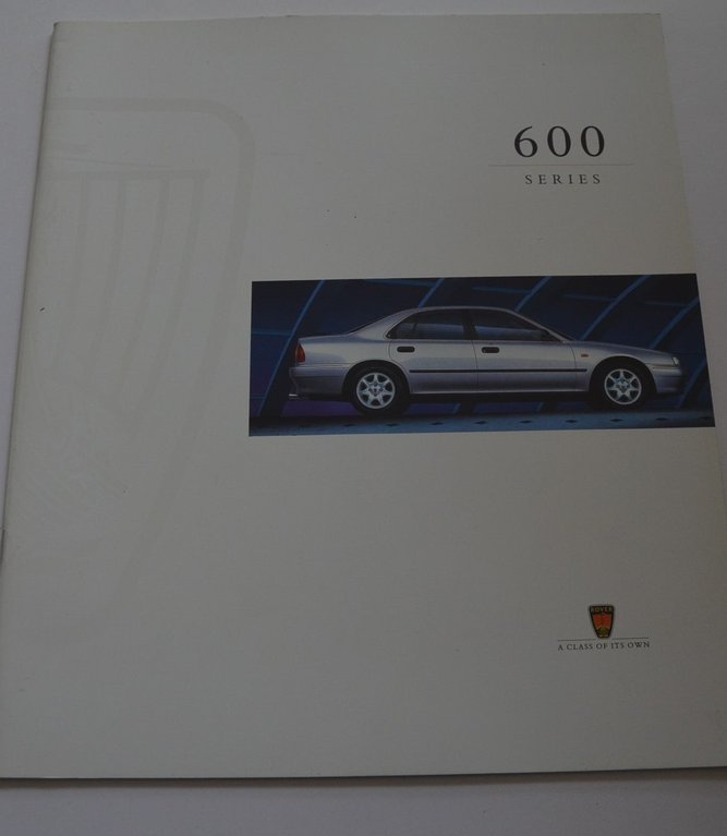 Prospekt Rover Serie 600 Großformat 1996