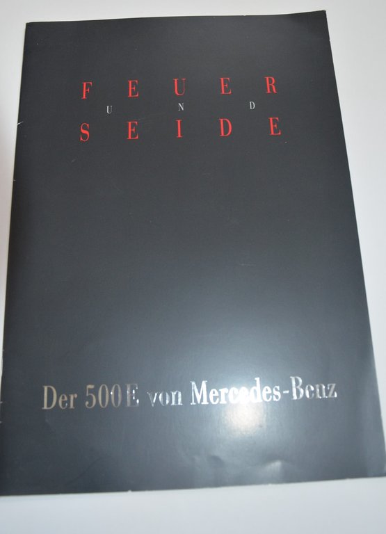 Prospekt Mercedes 500 E W124 8-1990