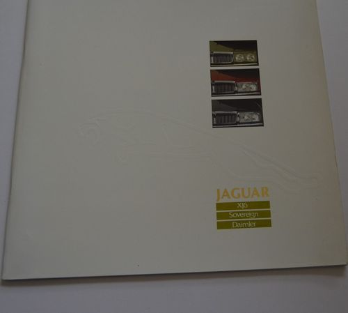 Prospekt Jaguar XJ6 Sovereign Daimler