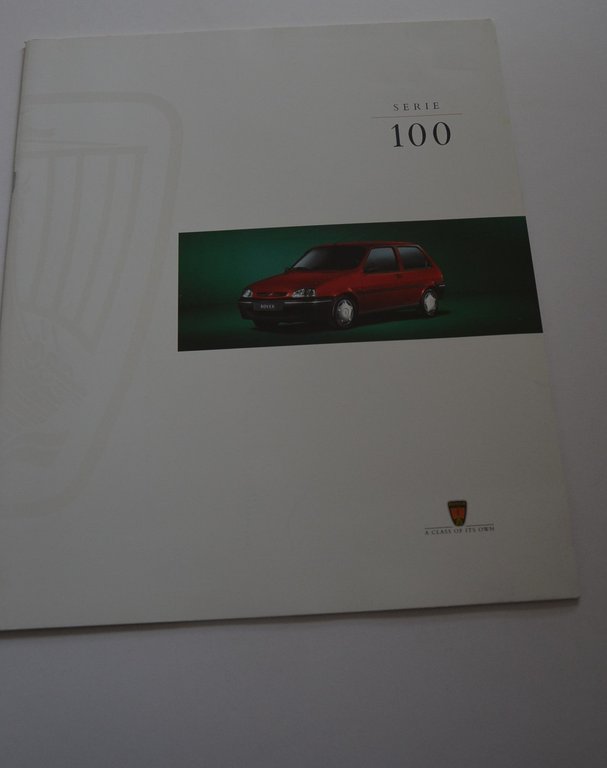 Prospekt Rover Serie 100 Großformat 1995