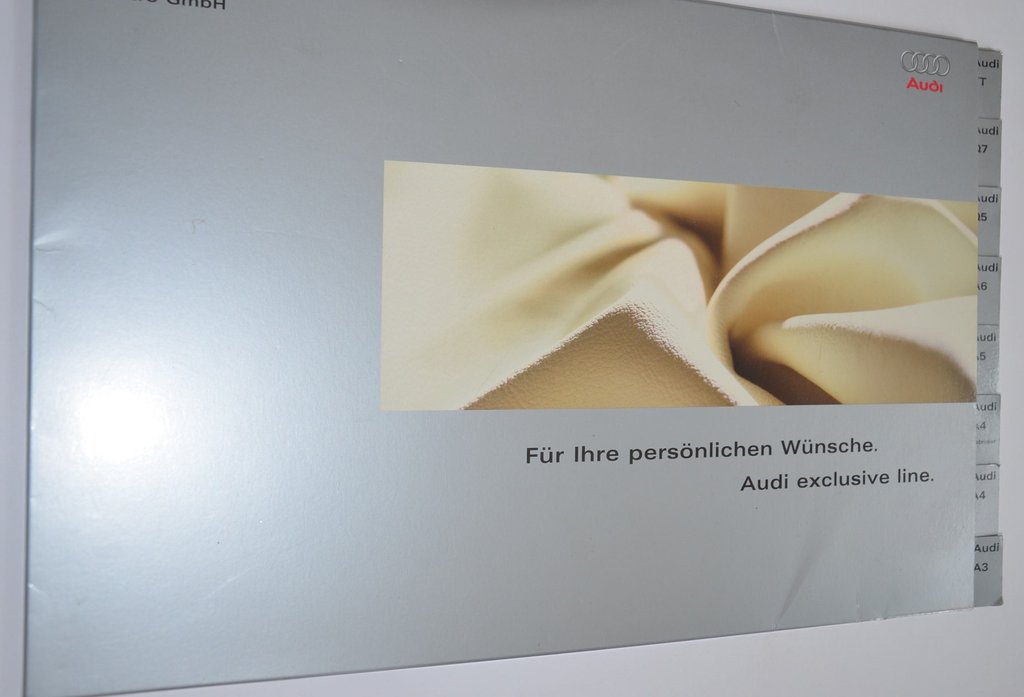 Prospekt Audi exclusive line 2006 Großformat