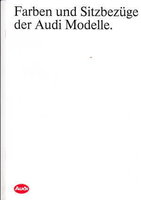 Audi PKW Programm Farbkarten