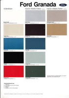 Ford Granada Farbkarten